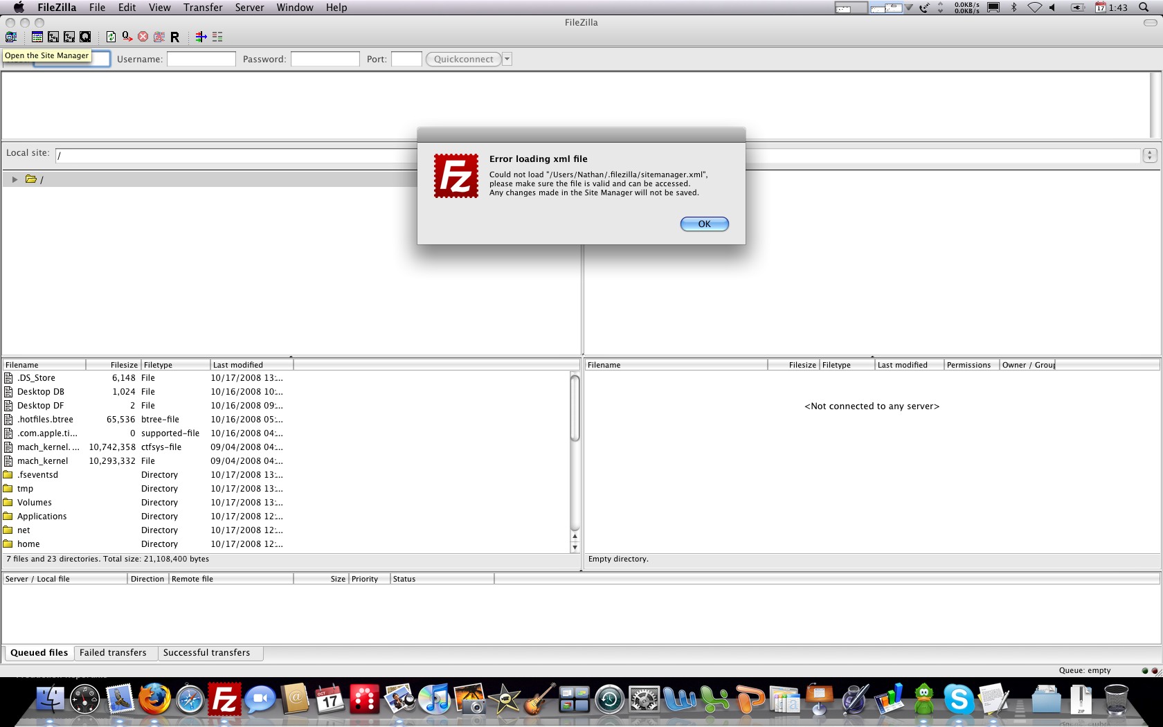 filezilla the new version could not be downloaded